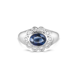 Ophelia Pinky Ring - Sapphire classajewellers