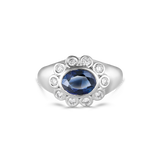 Ophelia Pinky Ring - Sapphire classajewellers