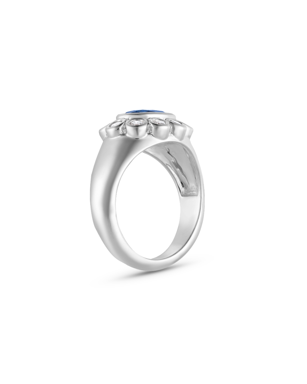 Ophelia Pinky Ring - Sapphire classajewellers