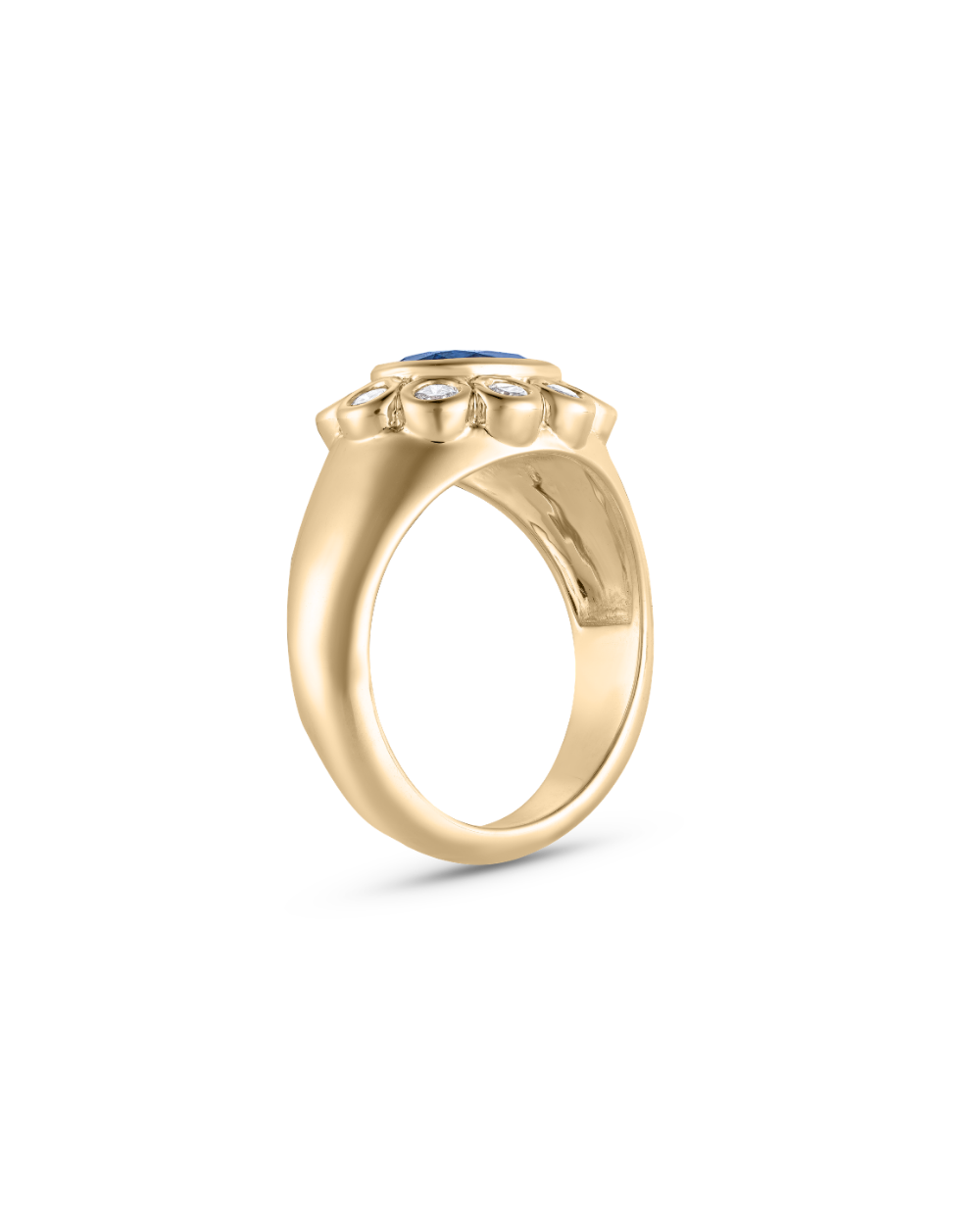 Ophelia Pinky Ring - Sapphire classajewellers