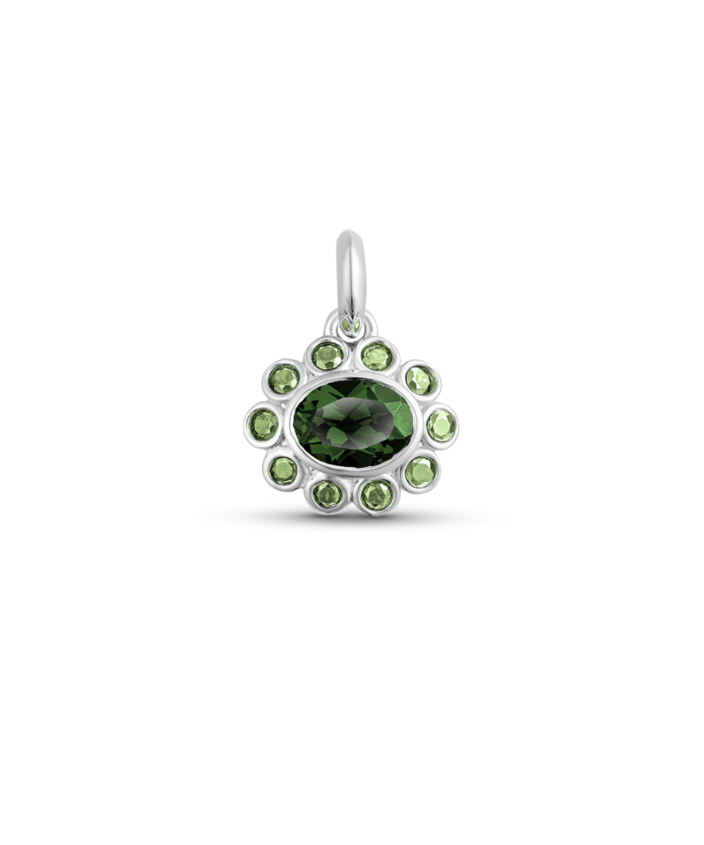 Ophelia Pendant - Green Tourmaline classajewellers