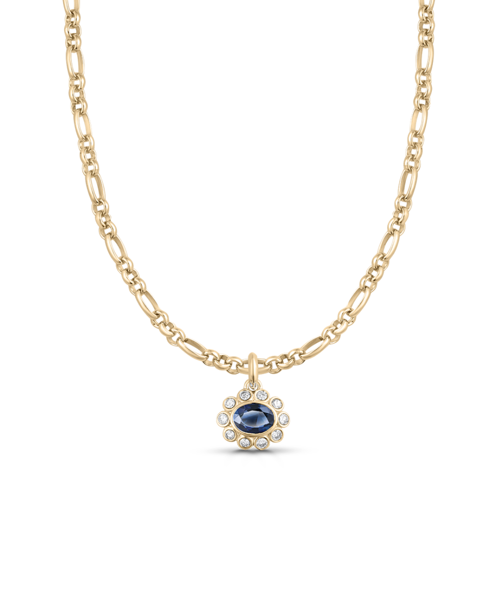 Ophelia Pendant - Sapphire classajewellers