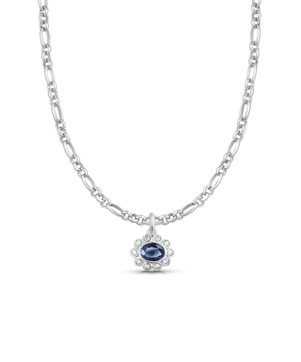 Ophelia Pendant - Sapphire classajewellers