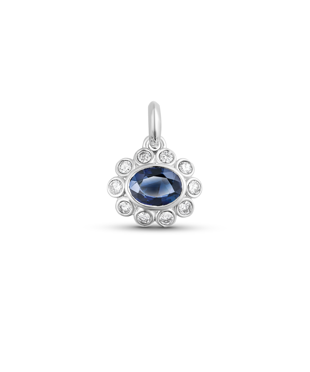 Ophelia Pendant - Sapphire classajewellers