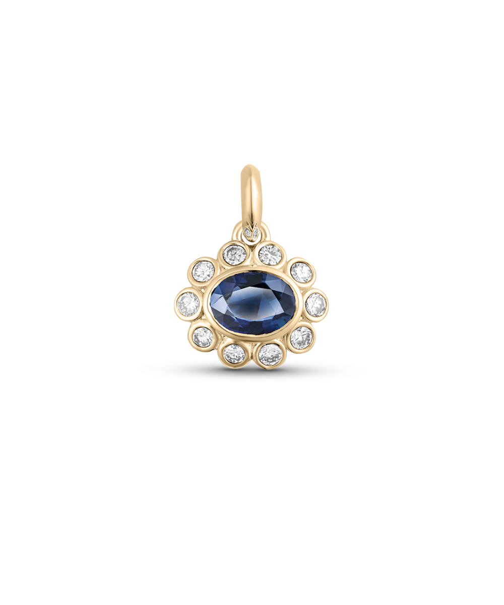 Ophelia Pendant - Sapphire classajewellers