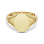 Bold Oval Signet Ring