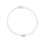 Oval Solitaire Diamond Bracelet classajewellers