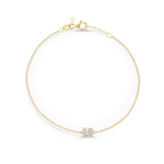 Oval Solitaire Diamond Bracelet classajewellers