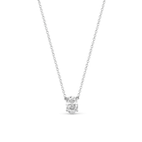 Oval Solitaire Diamond Necklace classajewellers