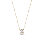 Oval Solitaire Diamond Necklace classajewellers