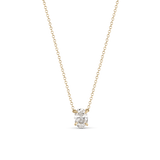Oval Solitaire Natural Diamond Necklace classajewellers