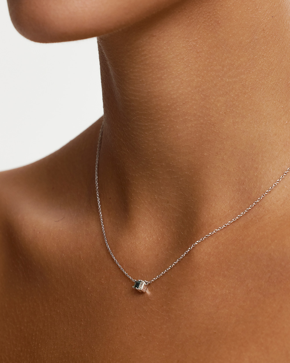 Fleur Toi et Moi Parti Sapphire Necklace