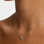 Fleur Toi et Moi Parti Sapphire Necklace