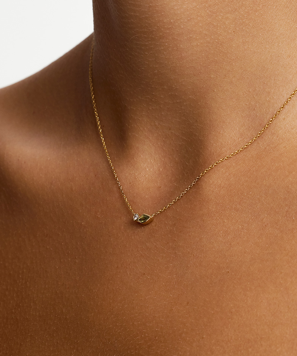 Isla Parti Sapphire Toi et Moi Necklace