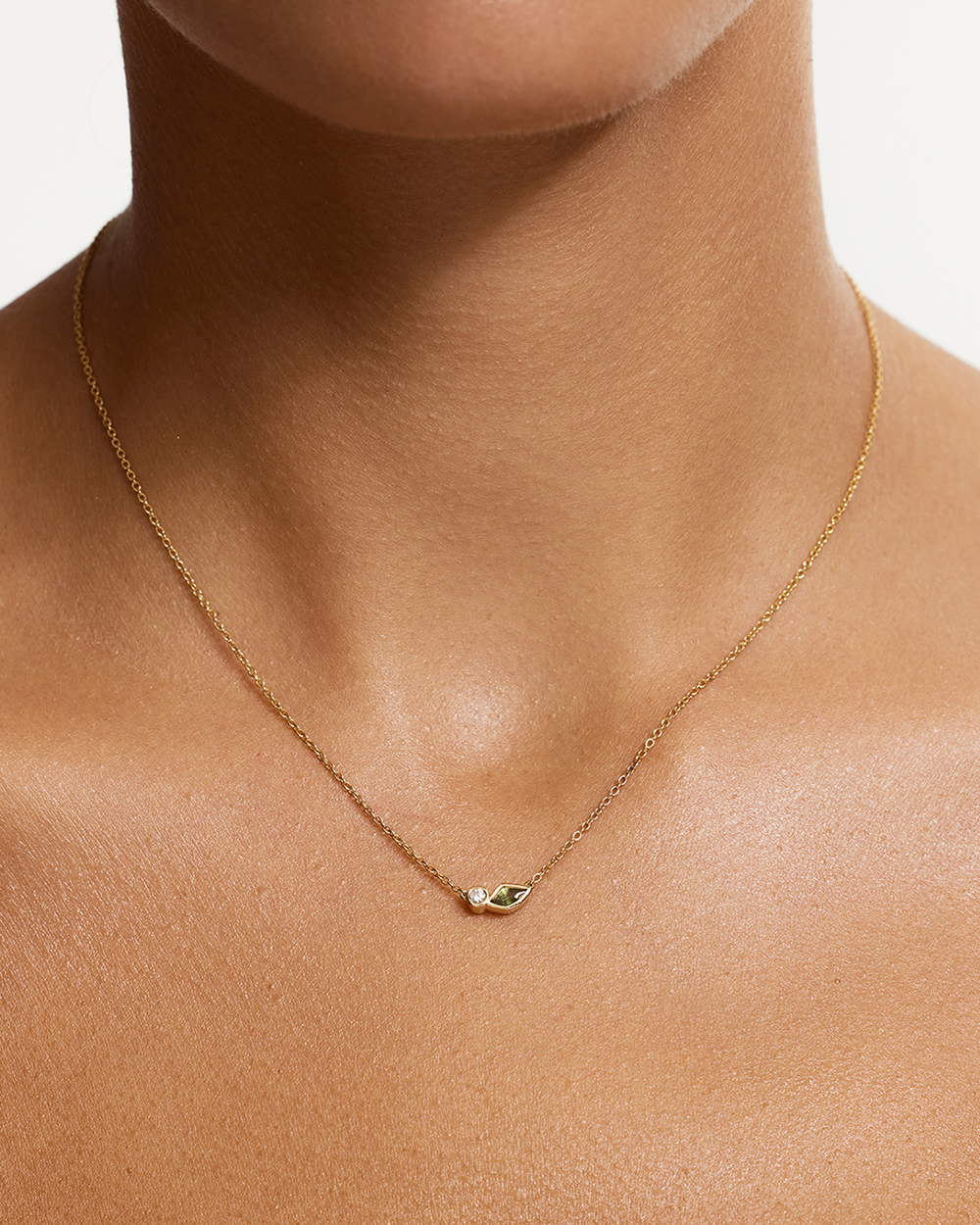 Isla Parti Sapphire Toi et Moi Necklace