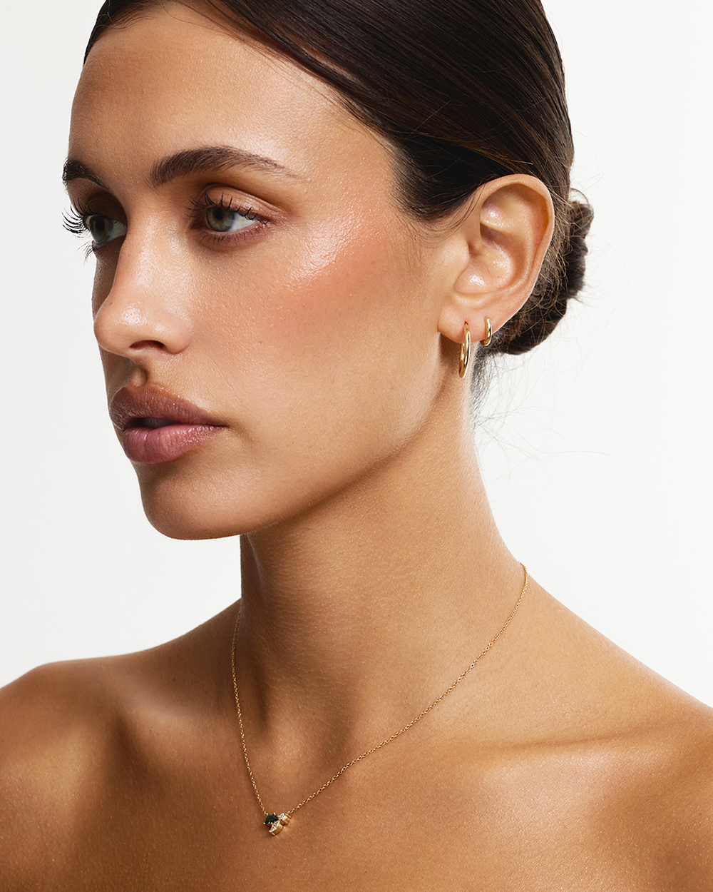 Aster Cluster Parti Sapphire Necklace