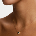 Aster Cluster Parti Sapphire Necklace
