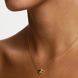 Aster Cluster Parti Sapphire Necklace