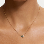 Aster Cluster Parti Sapphire Necklace