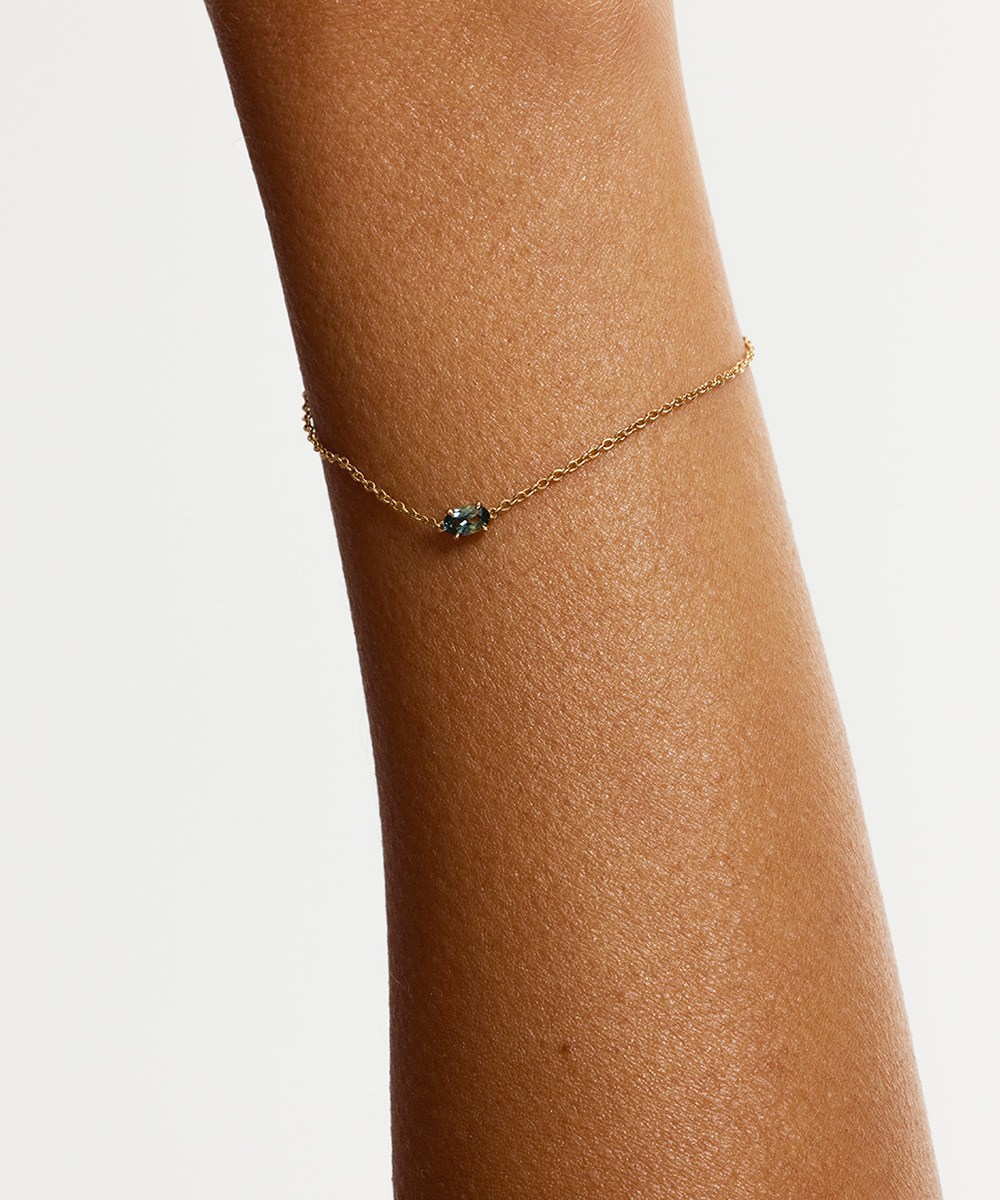 Sorrel Bezel Parti Sapphire Bracelet