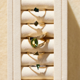 Clover Parti Sapphire Ring