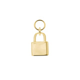 Padlock Charm - Yellow Gold