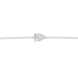 Pear Solitaire Diamond Bracelet classajewellers