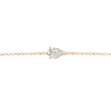 Linked for Life Pear Solitaire Diamond Bracelet classajewellers