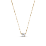 Pear Solitaire Natural Diamond Necklace classajewellers