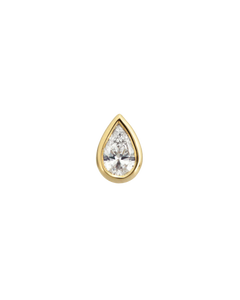 Pear Diamond single - Bezel