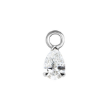 Pear Diamond Charm