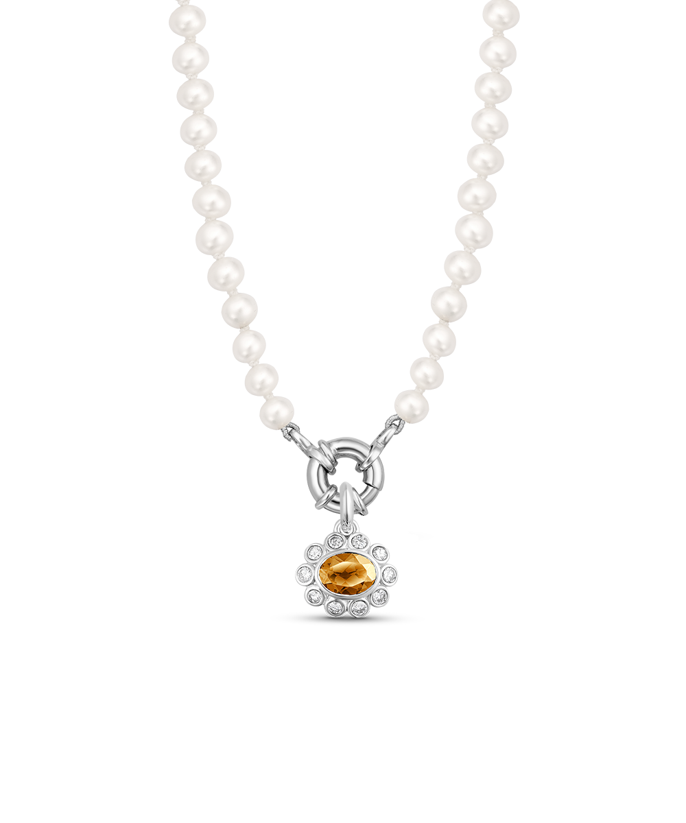 Ophelia Pendant - Citrine