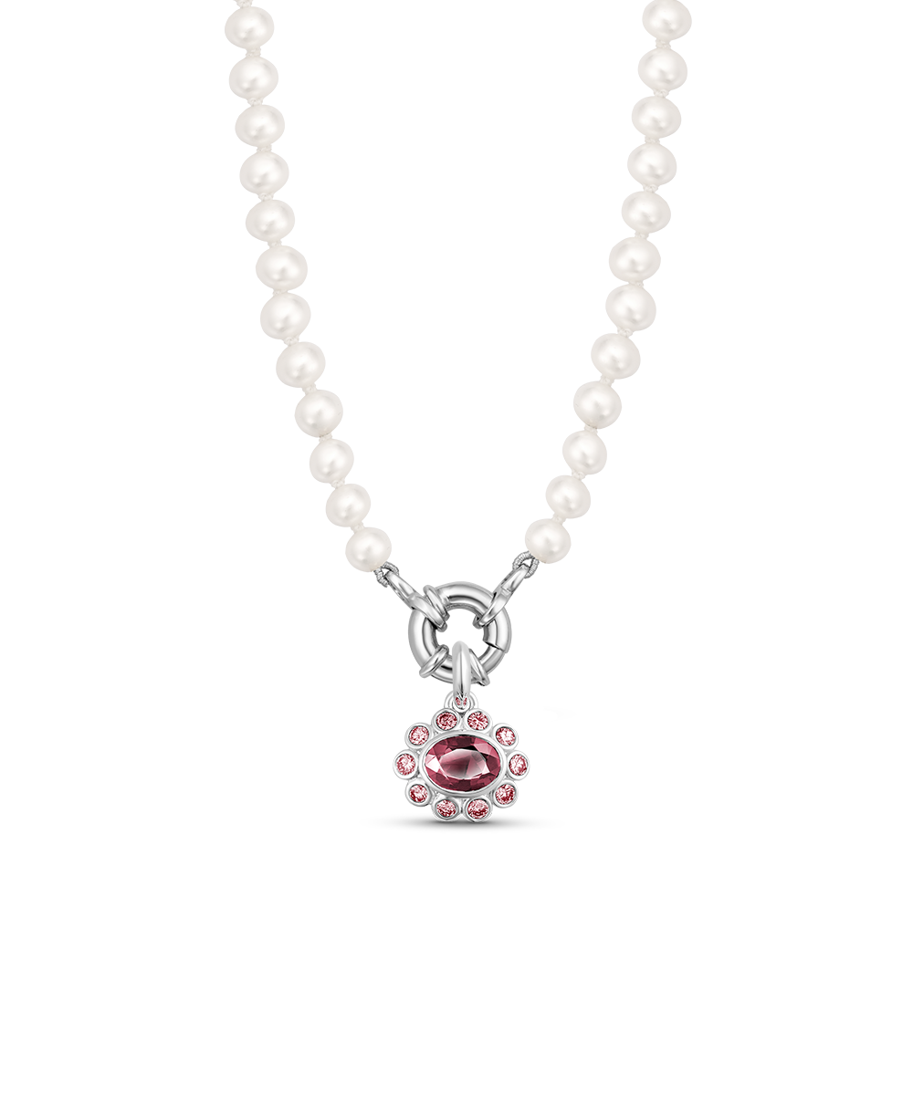 Ophelia Pendant - Pink Tourmaline