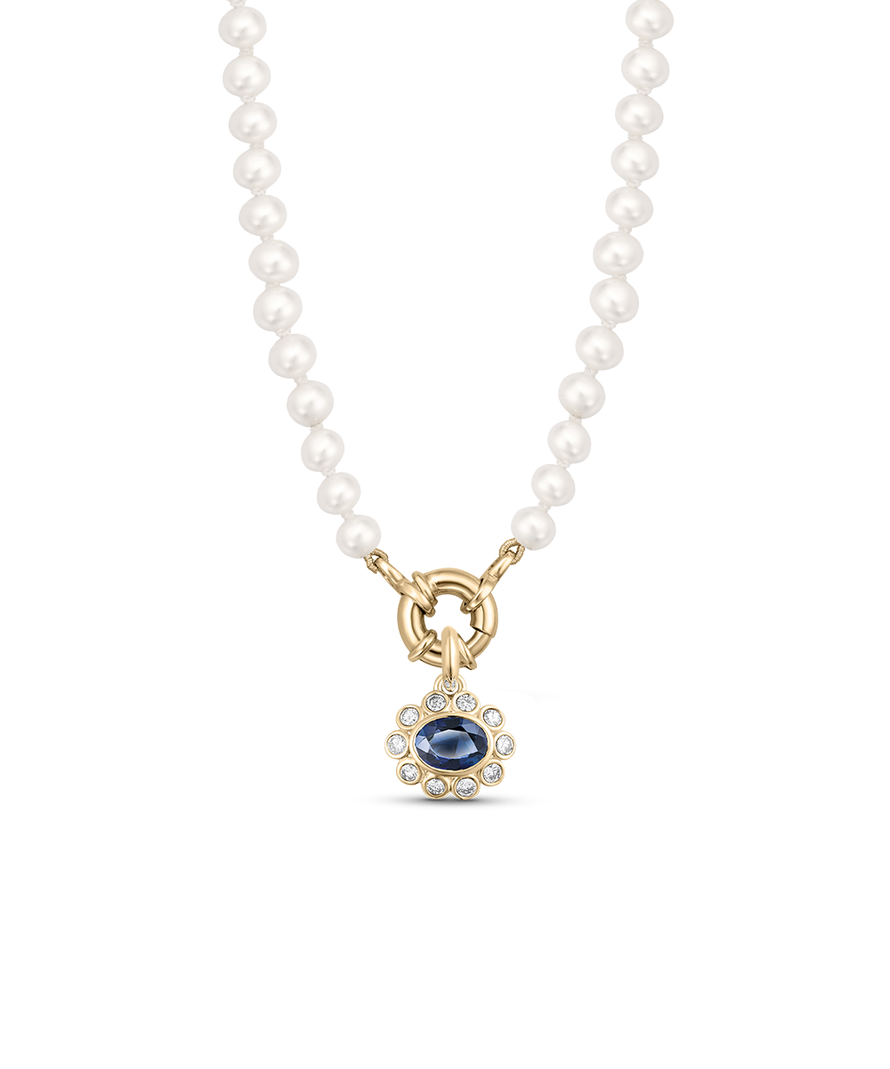 Ophelia Pendant - Sapphire
