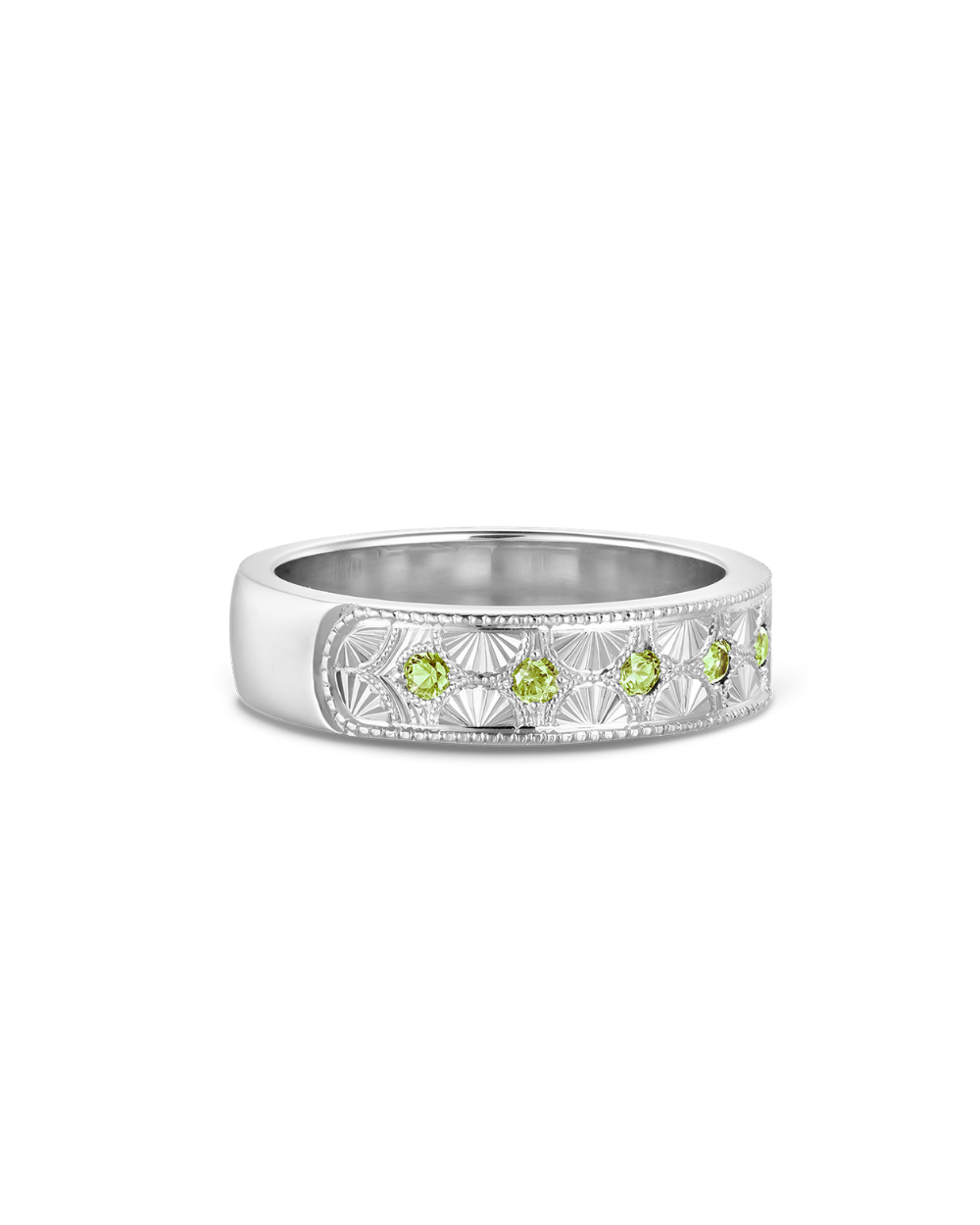 Beatrice Hand Engraved Band classajewellers