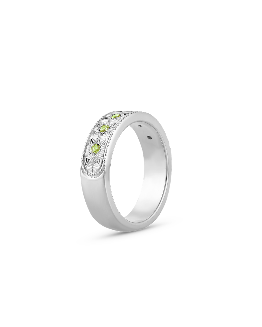 Beatrice Hand Engraved Band classajewellers
