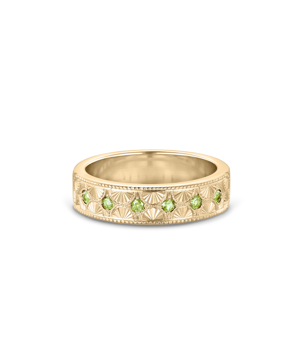Beatrice Hand Engraved Band classajewellers