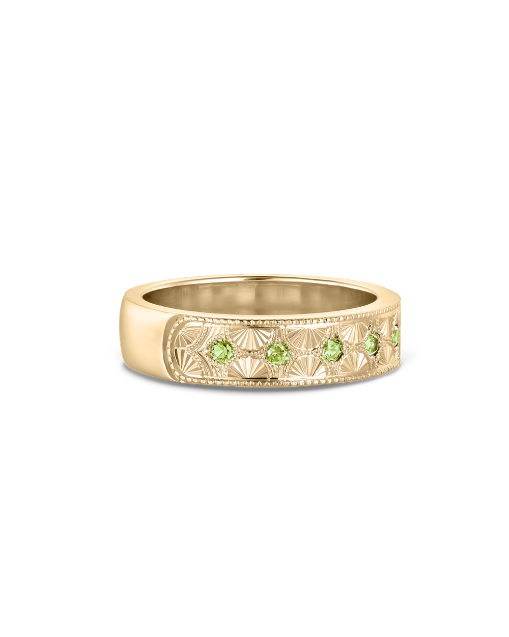 Beatrice Hand Engraved Band classajewellers
