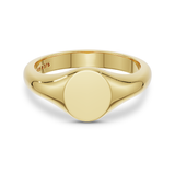 Petite Oval Signet Ring