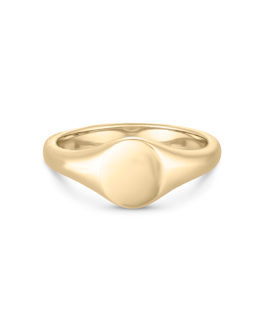 Petite Oval Signet Ring