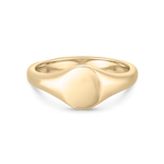 Petite Oval Signet Ring