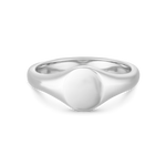 Petite Oval Signet Ring