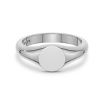 Petite Round Signet Ring