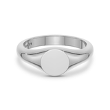 Petite Round Signet Ring