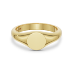 Petite Round Signet Ring