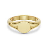 Petite Round Signet Ring