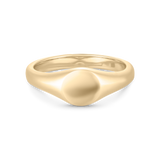 Petite Round Signet Ring