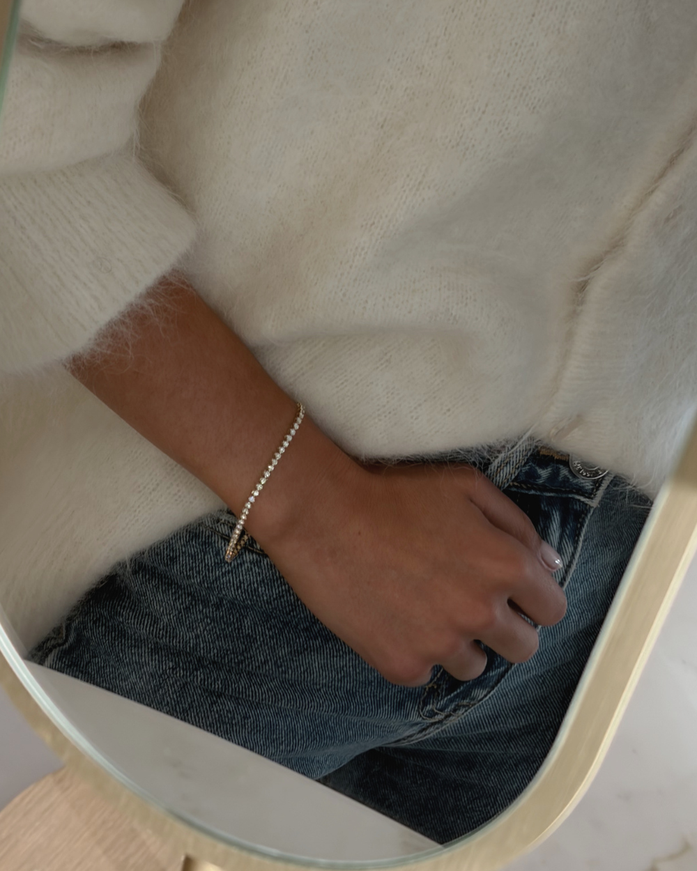 Petite Lab Grown Diamond Tennis Bracelet