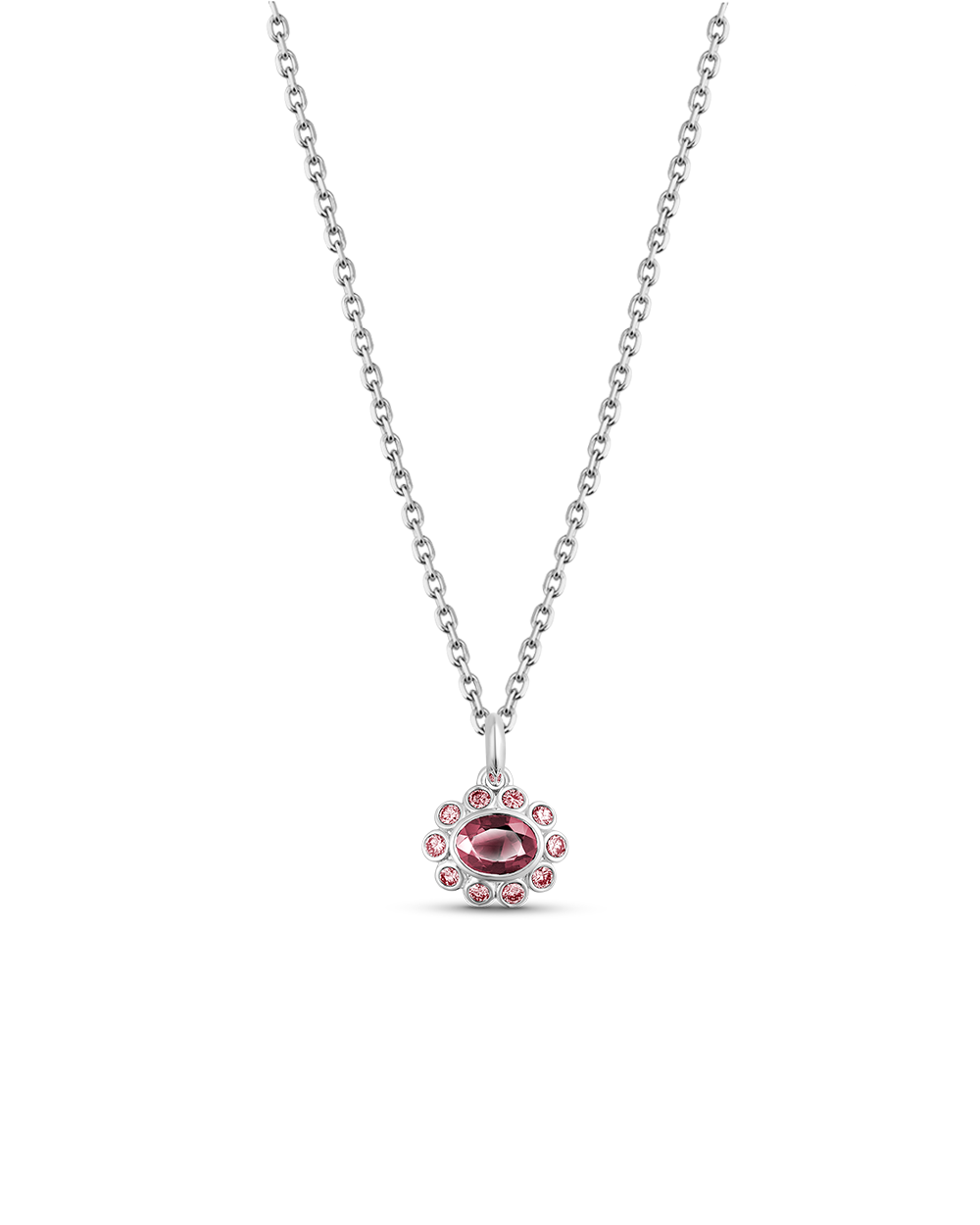 Ophelia Pendant - Pink Tourmaline