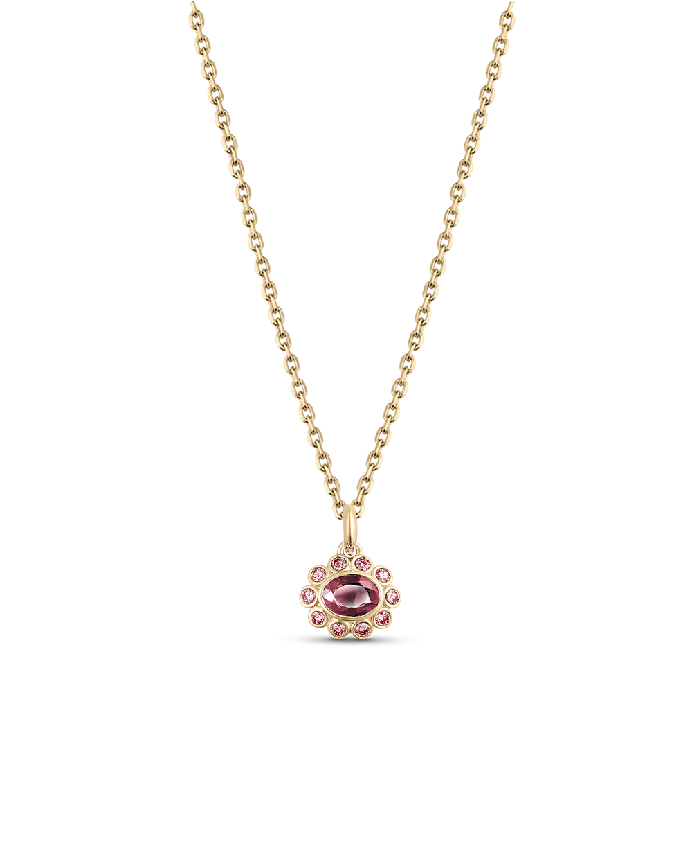 Ophelia Pendant - Pink Tourmaline